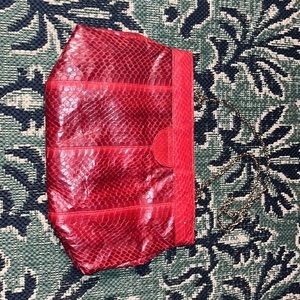 Vintage 60’s Lou Ran reptile clutch